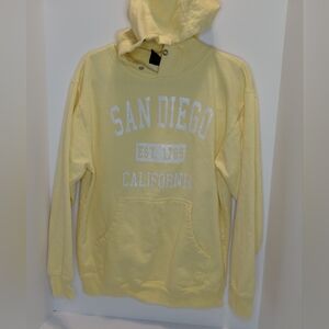 Hoodie Yellow Size Large